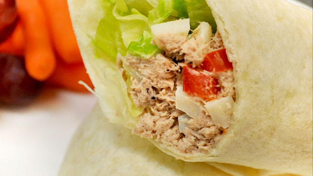 Low Carb Tuna Wrap