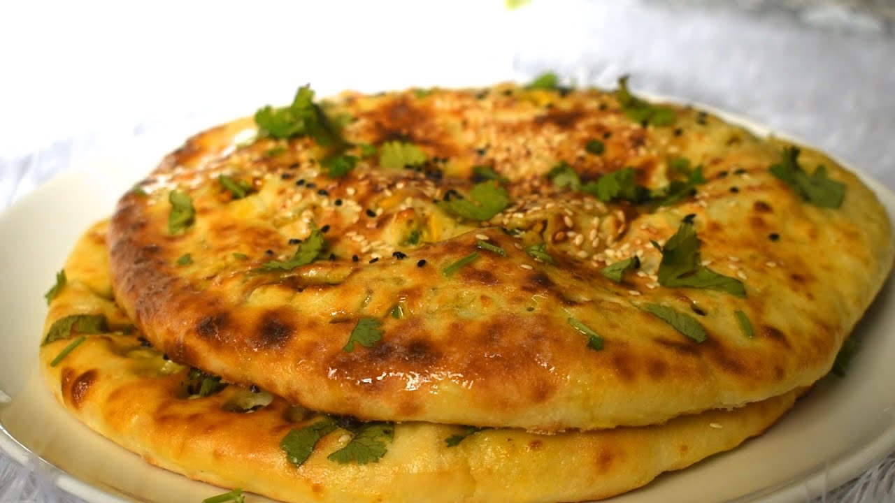 chicken cheese naan