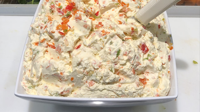 Garlic Vegetable cream Cheese