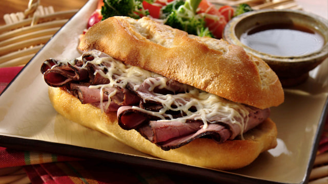 Roast Beef and Swiss Sandwich