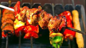Tandoori Chicken, Tandoori Lamb Chop and Samosa Mix Platter